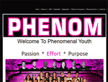 Tablet Screenshot of phenomenalyouth.org